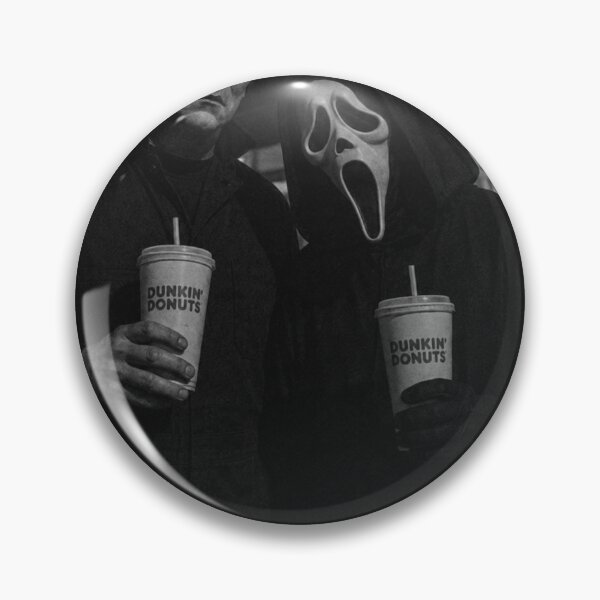 Item preview, Michael Myers Tshirts Ghostface Drink Dunkin' Donuts Funny Horror Movie designed and sold by Hydlaaksmndriss.