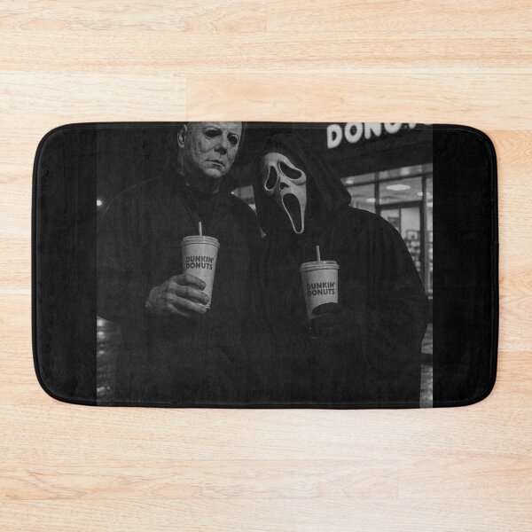 Artikelvorschau, Michael Myers T-Shirts, Ghostface Drink, Dunkin' Donuts, lustiger Horrorfilm entworfen und verkauft von Hydlaaksmndriss.