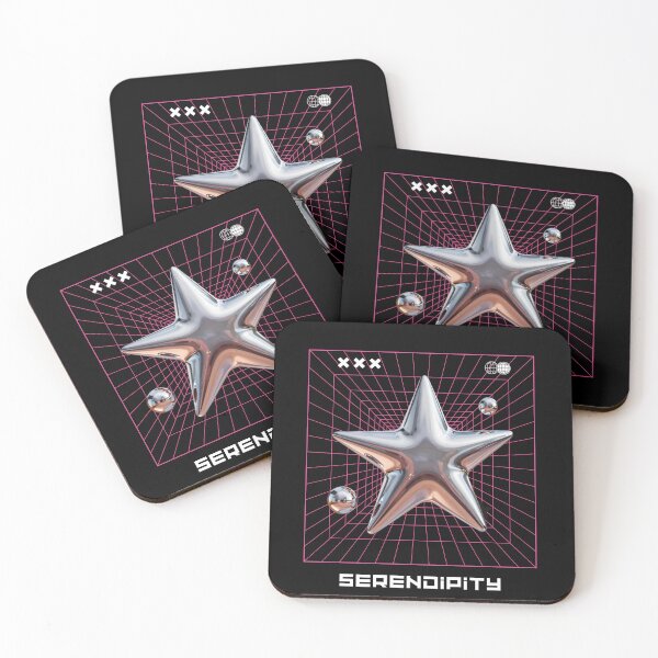 Item preview, Y2K Liquid Chrome Star Serendipity designed and sold by ImaginativeImps.