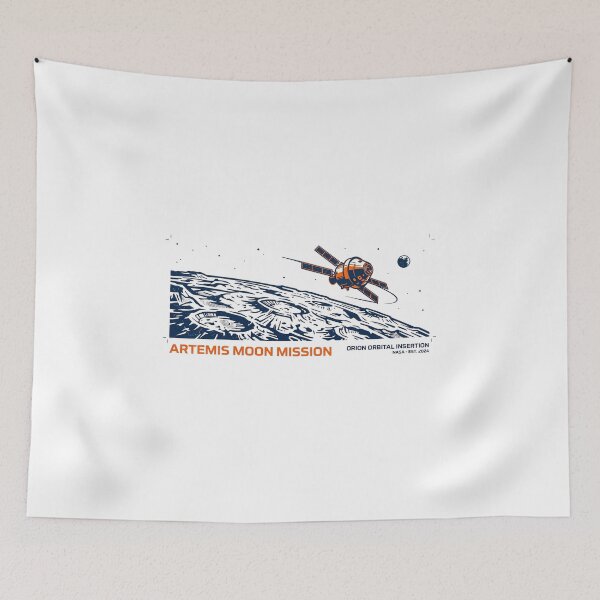 Item preview, Artemis Moon Mission Orion Spacecraft Lunar Orbit designed and sold by KiwiRider.