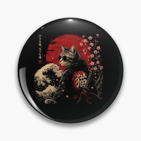 Item preview, Small Body Big Soul - Neko Samurai Cat designed and sold by GenZFashion000.