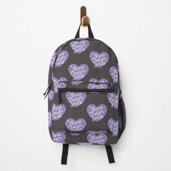 Item preview, Bts Mikrokosmos Lyrics – Shine Dream Smile Purple Heart K‑Pop Graphic Tee | Perfect Gift For You And Friends designed and sold by YKG-SHOP.