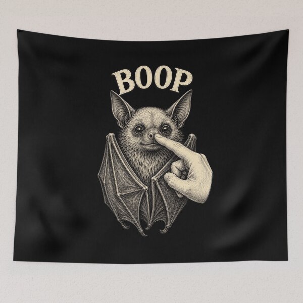 Item preview, BOOP Funny Bat Nose Touch Animal Lover Design designed and sold by snowry.