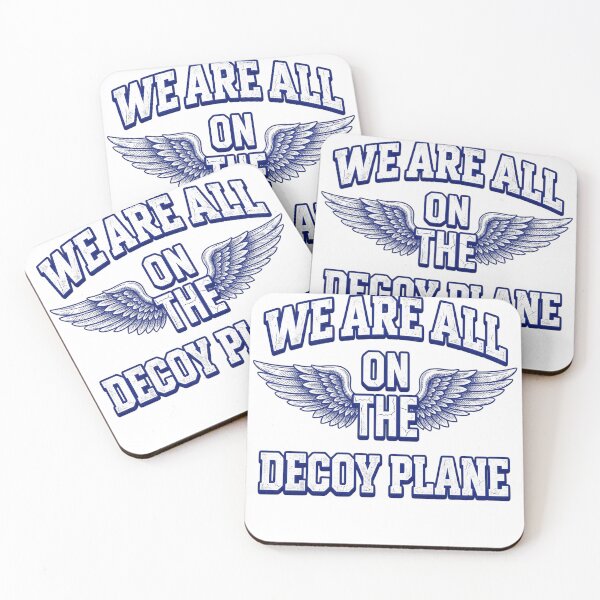 Item preview, We Are All On The Decoy Plane Funny Distressed Graphic designed and sold by LunaBeautiful.