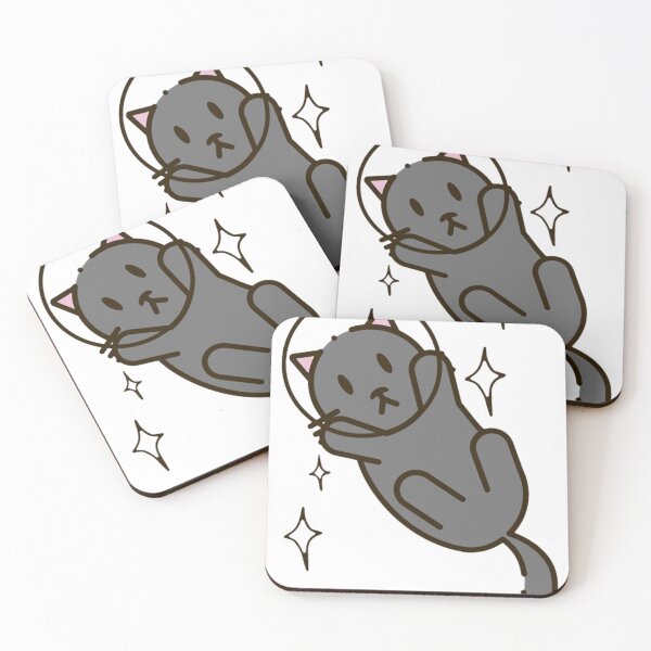 Item preview, Animales divertidos, gatos galácticos designed and sold by MaverickMa.