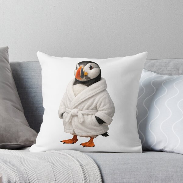 Item preview, Relaxing Bathrobe Atlantic Puffin designed and sold by Sillytoe.