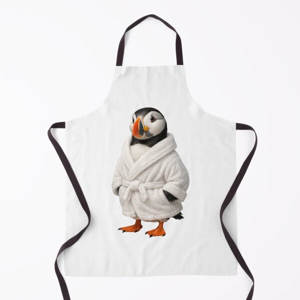 Item preview, Relaxing Bathrobe Atlantic Puffin designed and sold by Sillytoe.