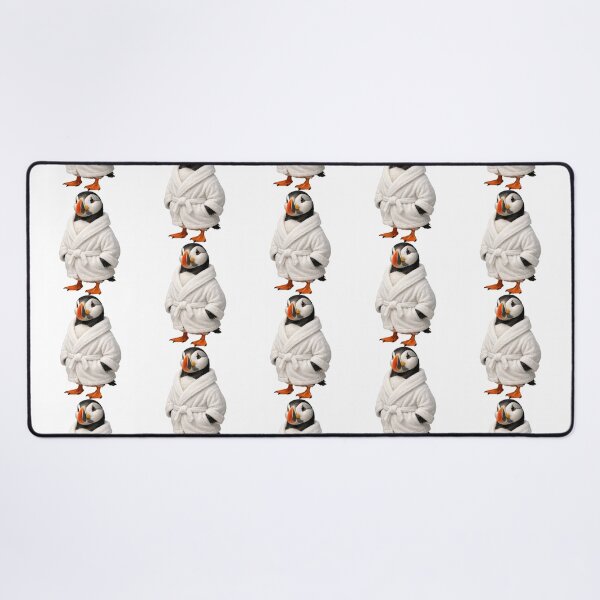 Item preview, Relaxing Bathrobe Atlantic Puffin designed and sold by Sillytoe.