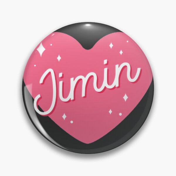 Item preview, Bts Park Jimin Cute Heart Typography | Limited Edition designed and sold by YKG-SHOP.