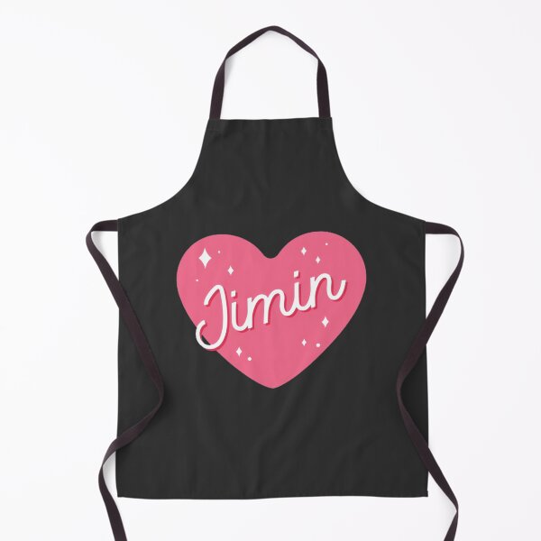 Aperçu de l'œuvre Bts Park Jimin Cute Heart Typography | Limited Edition créée et vendue par YKG-SHOP.