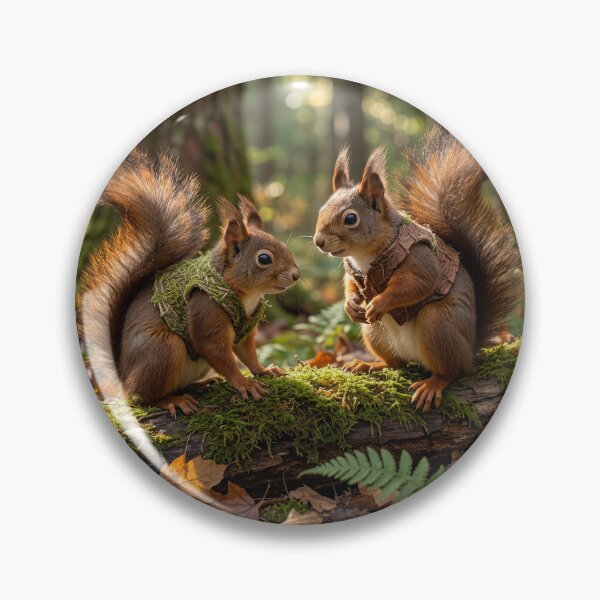 Item preview, Red Squirrels Show Off Leaf Litter Vests designed and sold by Tridentulus.