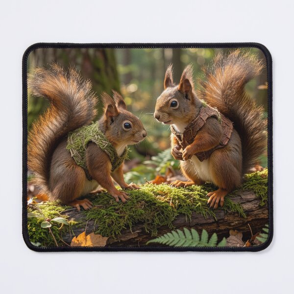 Item preview, Red Squirrels Show Off Leaf Litter Vests designed and sold by Tridentulus.