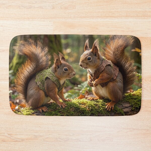 Item preview, Red Squirrels Show Off Leaf Litter Vests designed and sold by Tridentulus.
