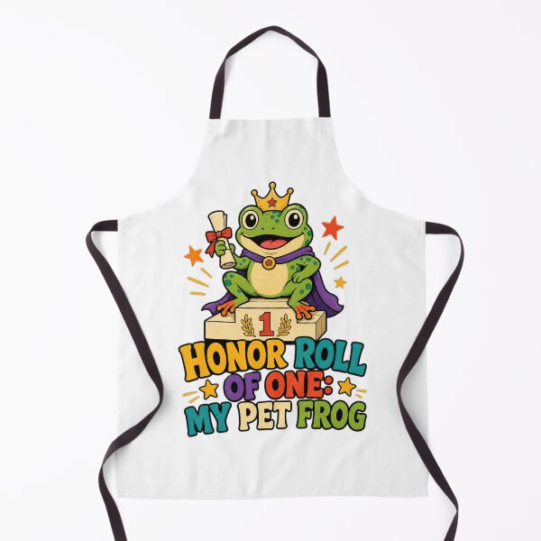 Item preview, Back to School Honor Roll Pet Frog | Funny School Frog Art designed and sold by Uglyandcute.