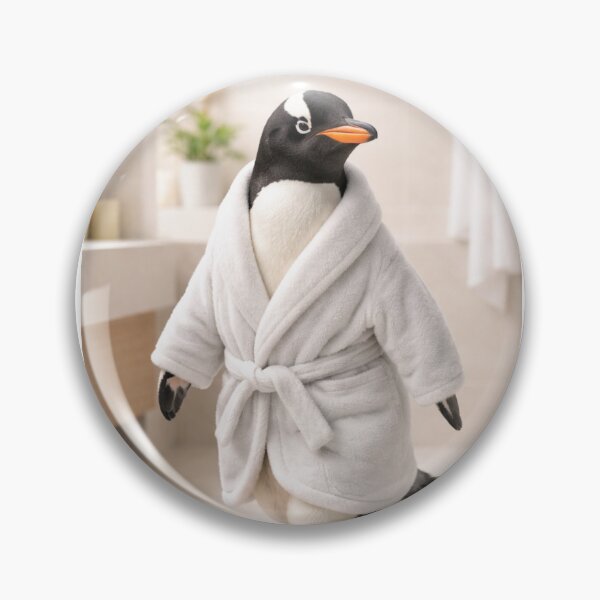 Item preview, Cozy Bathrobe Gentoo Penguin designed and sold by Sillytoe.