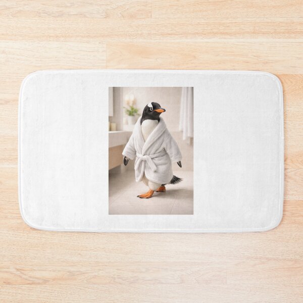 Item preview, Cozy Bathrobe Gentoo Penguin designed and sold by Sillytoe.