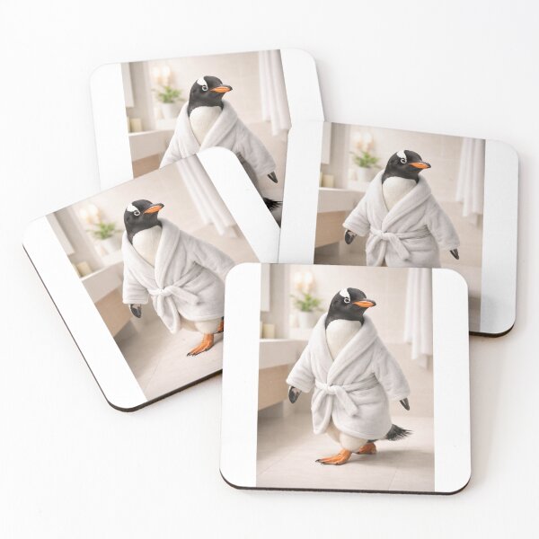 Item preview, Cozy Bathrobe Gentoo Penguin designed and sold by Sillytoe.
