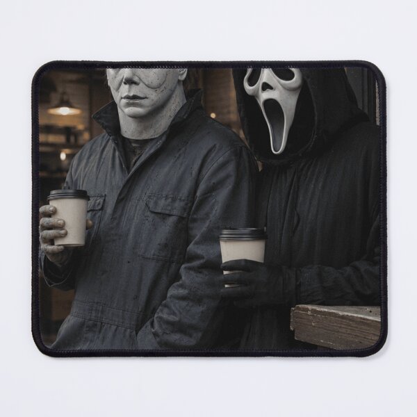 Item preview, Michael Myers Tshirts Ghost Face Dunkin Donuts Funny Horror Movies designed and sold by Hydlaaksmndriss.