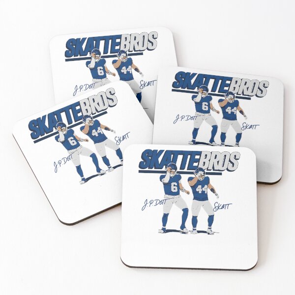 Item preview, Skattebros Jaxson Dart And Cam Skattebo Football Poster designed and sold by MorbyGanaWho.