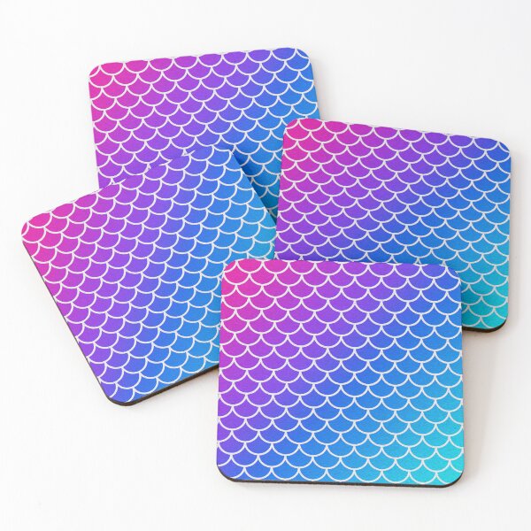 Item preview, Pink and Blue Mermaid Scales designed and sold by ChaoticArtandDesign.