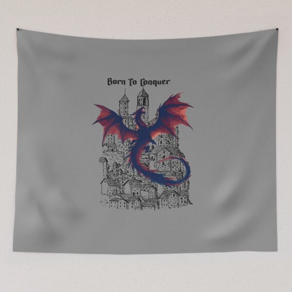 Item preview, Born To Conquer – Warrior Dragon designed and sold by memink.