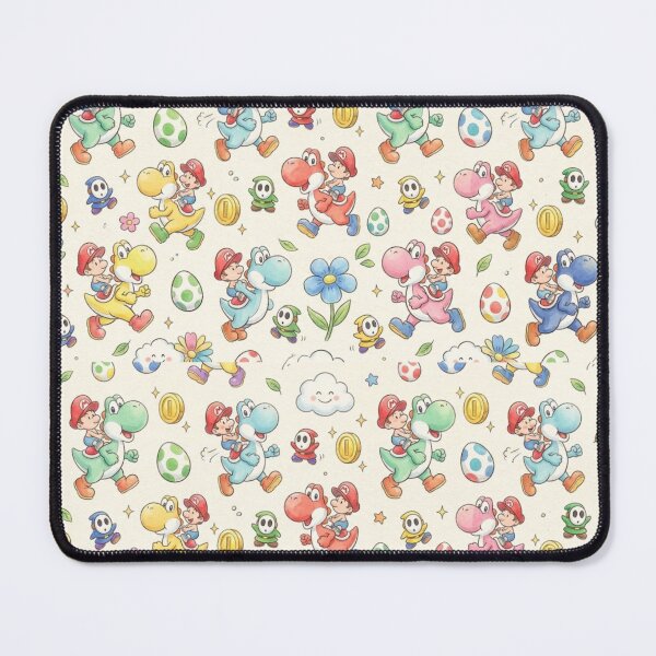 Item preview, Mario Fluid Art Marine Pattern - Cheep Cheep and Blooper designed and sold by conamor-bymel.
