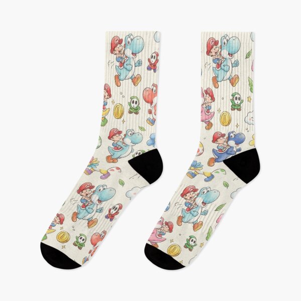 Item preview, Mario Fluid Art Marine Pattern - Cheep Cheep and Blooper designed and sold by conamor-bymel.