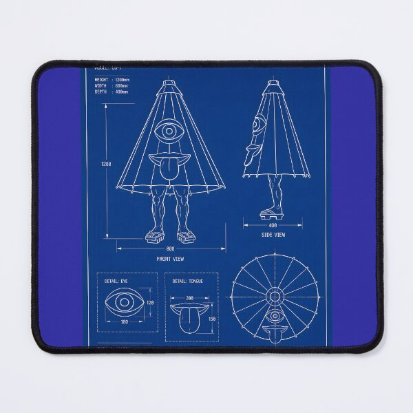 Item preview, Japanese Yokai Blueprint Karakasa Umbrella Diagram designed and sold by OddGarage.
