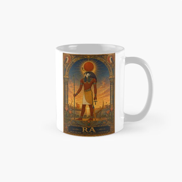 Item preview, Ra – Egyptian Sun God | Egyptian Revival Art Mythology Print designed and sold by Urbantheseus.