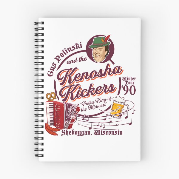 Aperçu de l'œuvre Affiche des Kenosha Kickers, rois de la polka du Midwest créée et vendue par MorbyGanaWho.