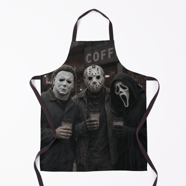 Item preview, Michael Myers Tshirts Jason Voorhees Ghost Face Dunkin Donuts Halloween Horror designed and sold by Hydlaaksmndriss.