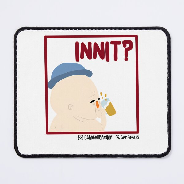 Item preview, Innit British Slang Character Beer Poster designed and sold by MorbyGanaWho.
