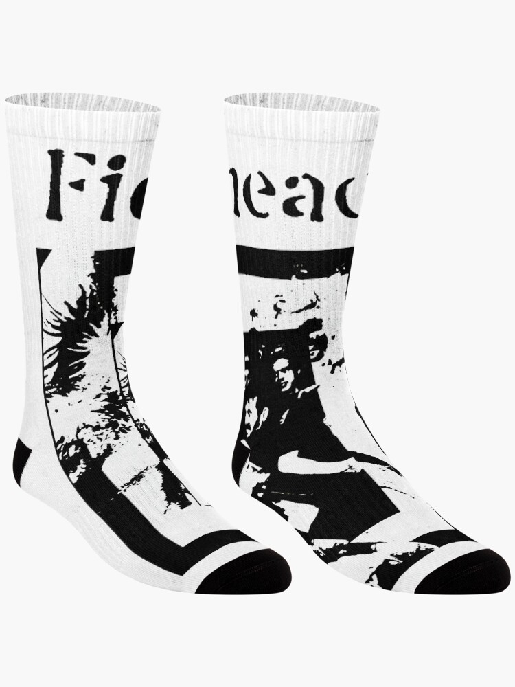 Thumbnail 3 of 5, Socks, Fiddlehead Band designed and sold by Geometricae.