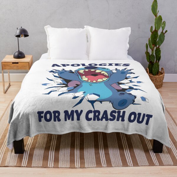 Item preview, Disney Stitch Apologies for My Crash Out Funny Meme designed and sold by GoldenField41.