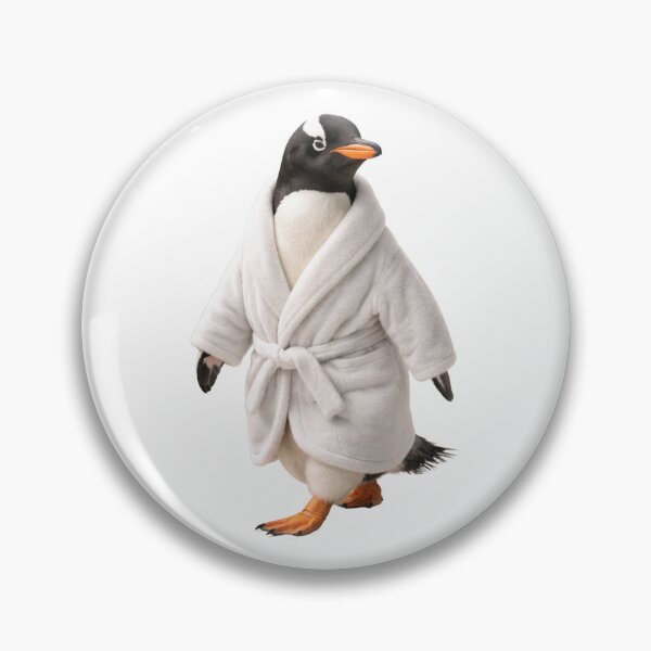 Item preview, Relaxing Bathrobe Gentoo Penguin designed and sold by Sillytoe.