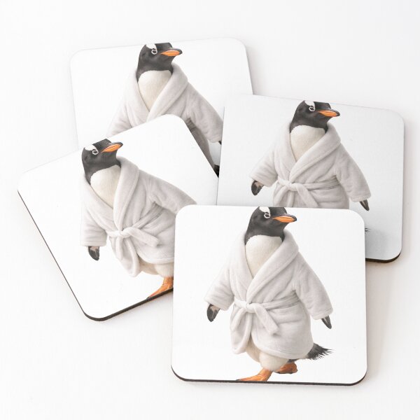 Item preview, Relaxing Bathrobe Gentoo Penguin designed and sold by Sillytoe.