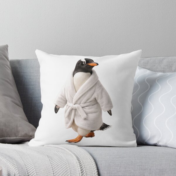 Item preview, Relaxing Bathrobe Gentoo Penguin designed and sold by Sillytoe.