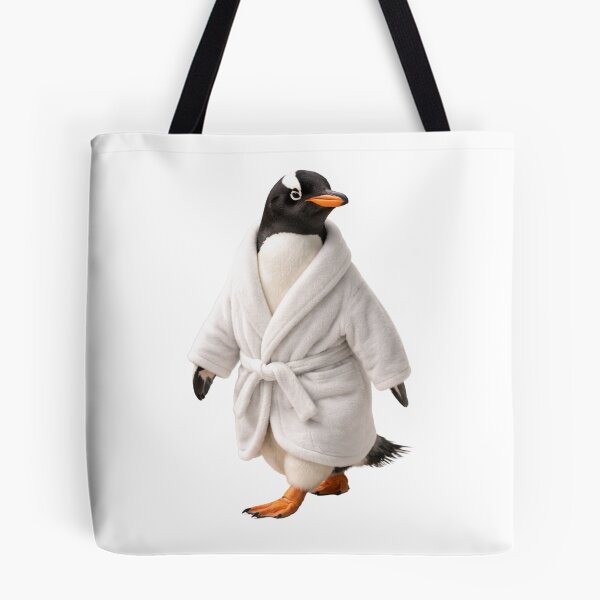Item preview, Relaxing Bathrobe Gentoo Penguin designed and sold by Sillytoe.