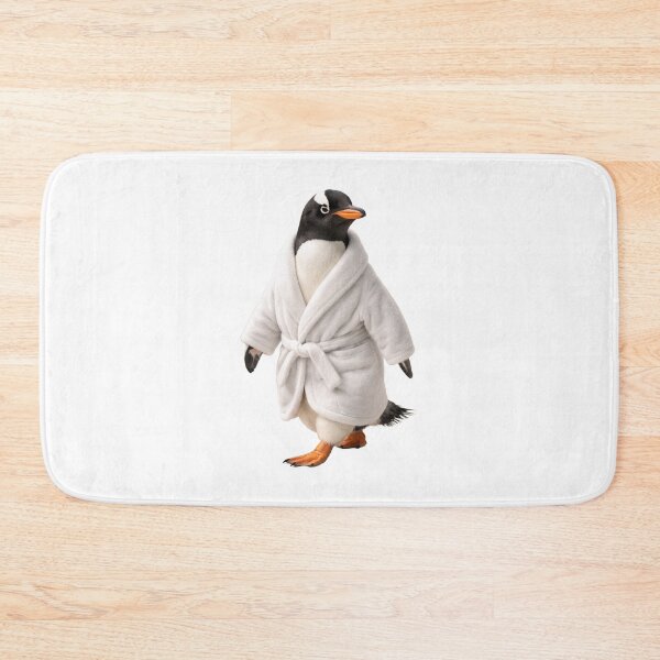 Item preview, Relaxing Bathrobe Gentoo Penguin designed and sold by Sillytoe.