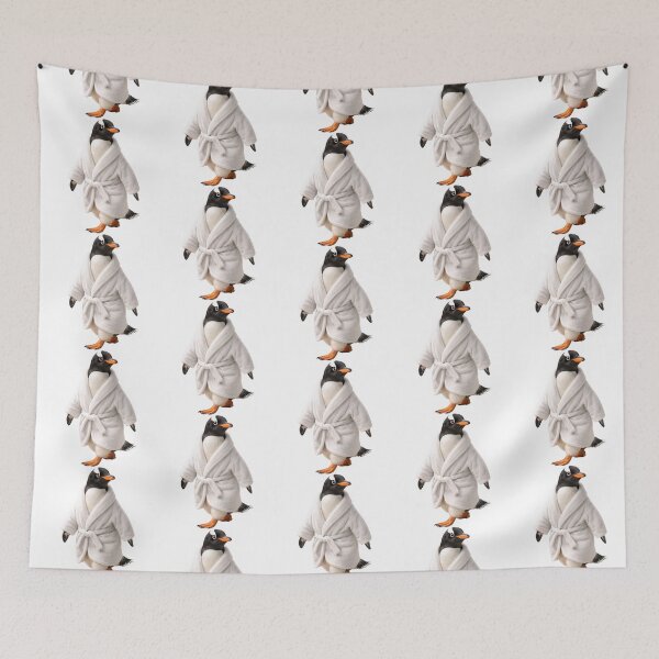 Item preview, Relaxing Bathrobe Gentoo Penguin designed and sold by Sillytoe.