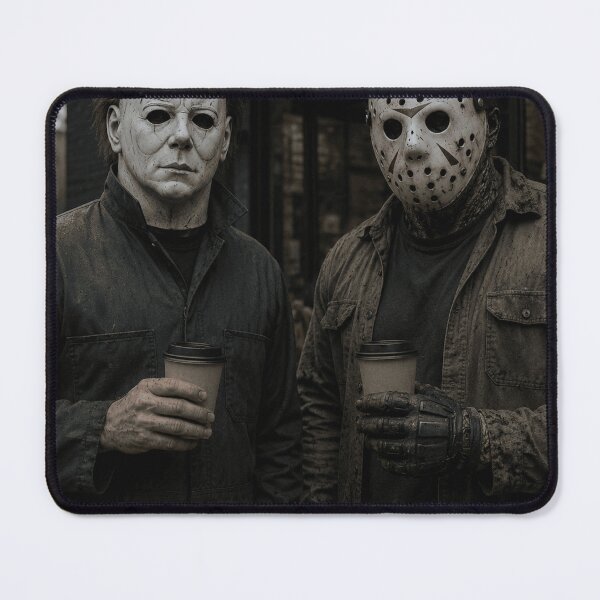 Item preview, Michael Myers Tshirts Jason Voorhees Dunkin Donuts Slasher designed and sold by Hydlaaksmndriss.