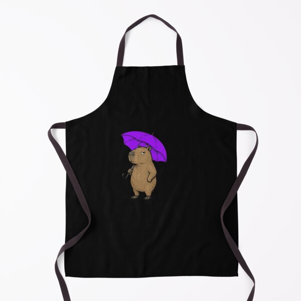 Item preview, Salty Capybara Unbothered Rainy Day Humor designed and sold by markymaarty.
