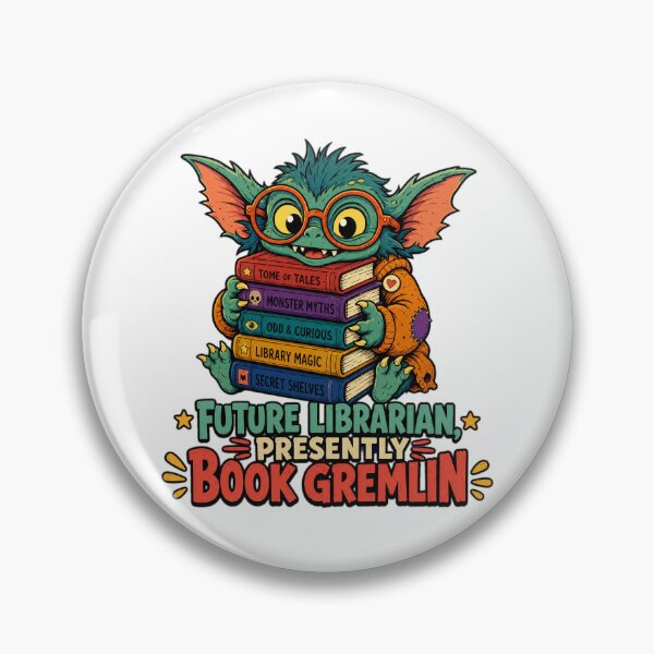 Item preview, Back to School  Future Librarian | Book Gremlin School Art designed and sold by Uglyandcute.