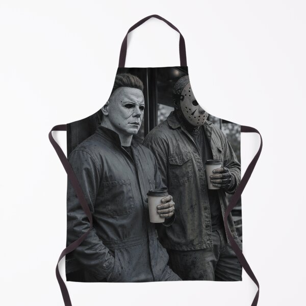 Item preview, Michael Myers Tshirts Jason Voorhees Dunkin Donuts Horror Movie Fan designed and sold by Hydlaaksmndriss.