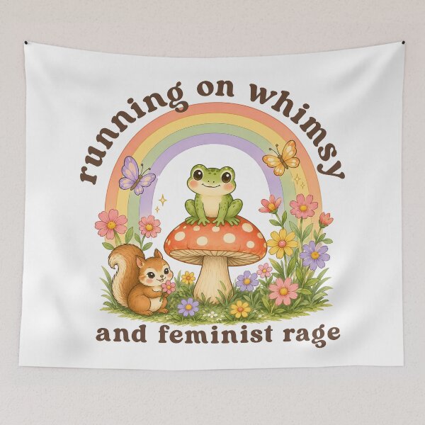 Item preview, whimsy and rage, funny feminist, liberal designed and sold by dariakustocr.