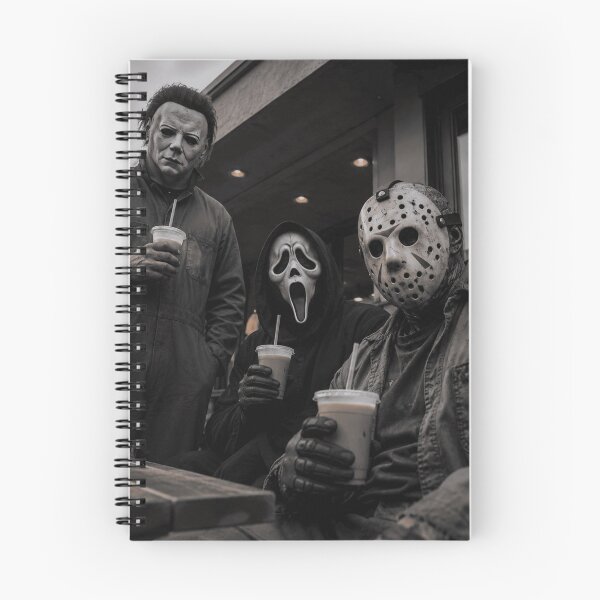 Item preview, Michael Myers Tshirts Jason Voorhees Ghost Face Dunkin Donuts Funny Halloween designed and sold by Hydlaaksmndriss.