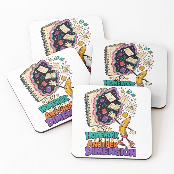 Item preview, Back to School Homework Danger Dimension | Funny Student Art designed and sold by Uglyandcute.