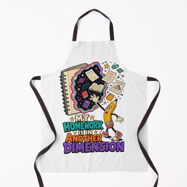 Item preview, Back to School Homework Danger Dimension | Funny Student Art designed and sold by Uglyandcute.