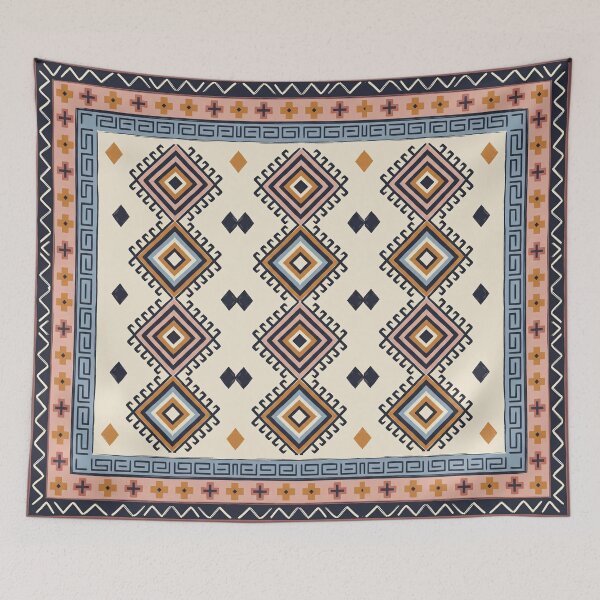 Item preview, Pastel Southwestern Tribal Geometric Art designed and sold by arteresting-art.