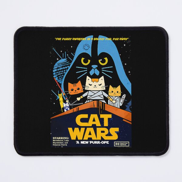 Item preview, Cat Wars A New Purr-Ope Parody Poster designed and sold by DeadxInside.